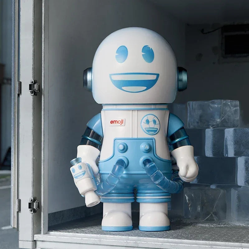 POP MART MEGA SPACE MOLLY 100% X Emoji Series Blind Box Guess Bag Desktop Decoration Cute Model Gift Girl Blind Bag Toys Anime