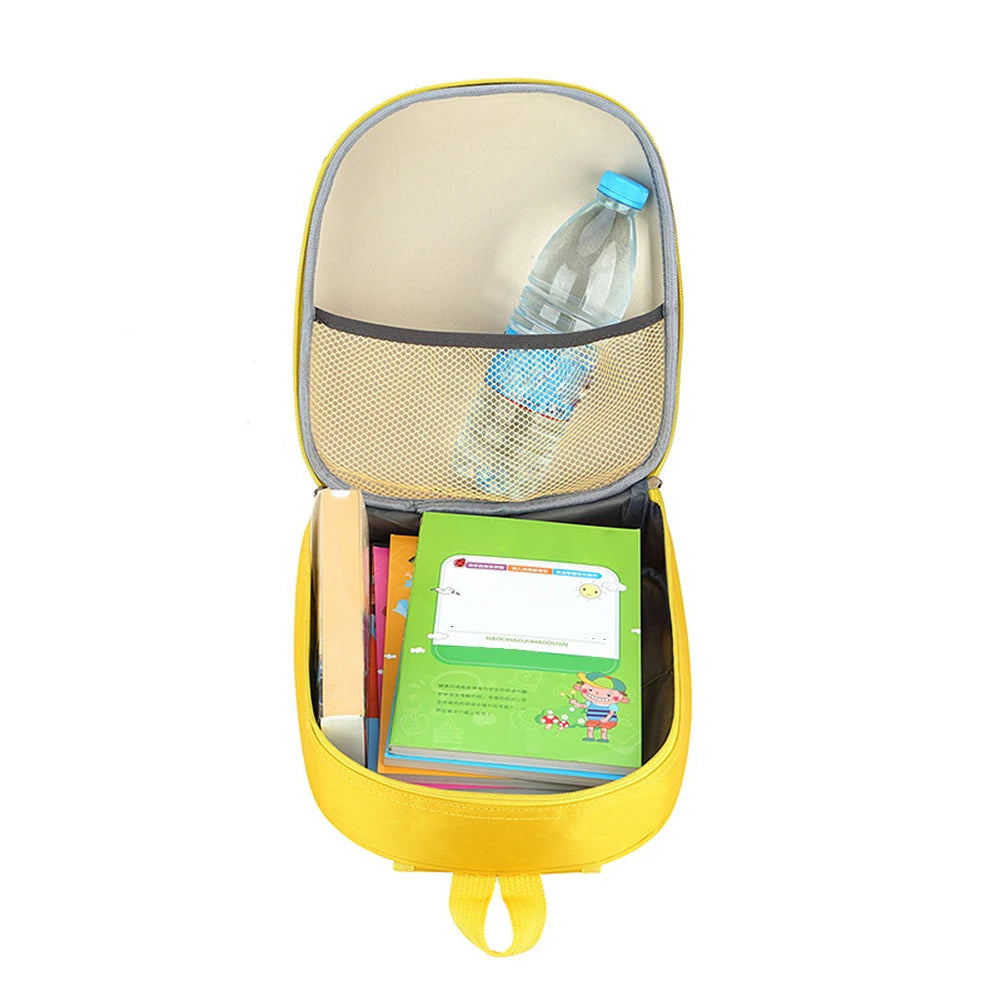 3D Cartoon Bus Toddler Backpack Small Kindergarten Children School Bag School Bookbag for Boys Girls Go for An Outing