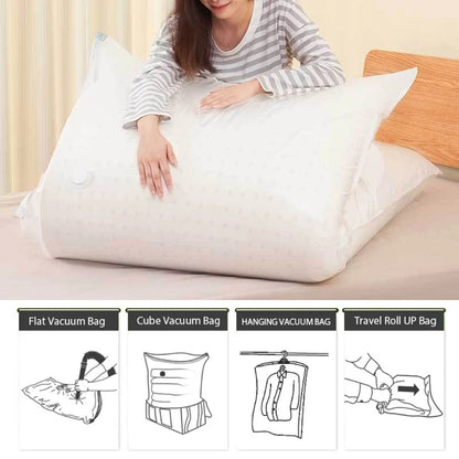 Large Latex Mattress Vacuum Storage Bags Toys Clothes Quilt Seal Vacuum Packed Bags Travel Sponge Mats Compression Bags