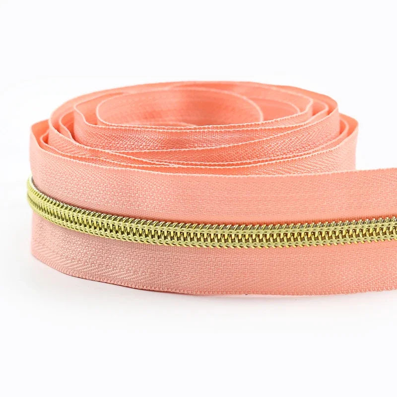 5# Nylon Zippers for Sewing Bags Plastic Coil Bag Zipper Tapes By The Meter Purse Garment Zips Repair DIY Clothing  Accessories