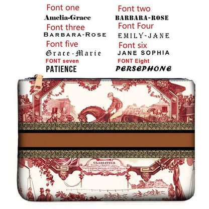 Wallets for Women Personality Animal Flower Printing Linen Clutch Popular  Purse Ladies Beach Bag Party Designer Bags Luxury