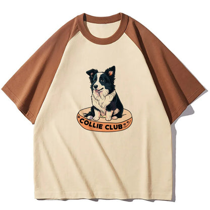 Border Collie tshirt women harajuku active wear blend Tee girl y2k graphic harajuku clothes