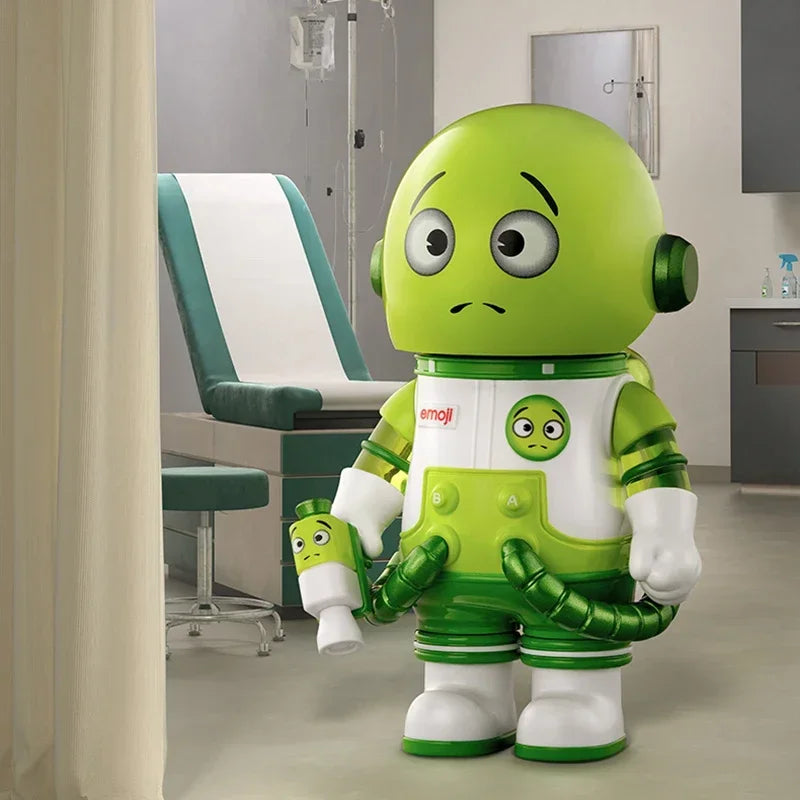 POP MART MEGA SPACE MOLLY 100% X Emoji Series Blind Box Guess Bag Desktop Decoration Cute Model Gift Girl Blind Bag Toys Anime