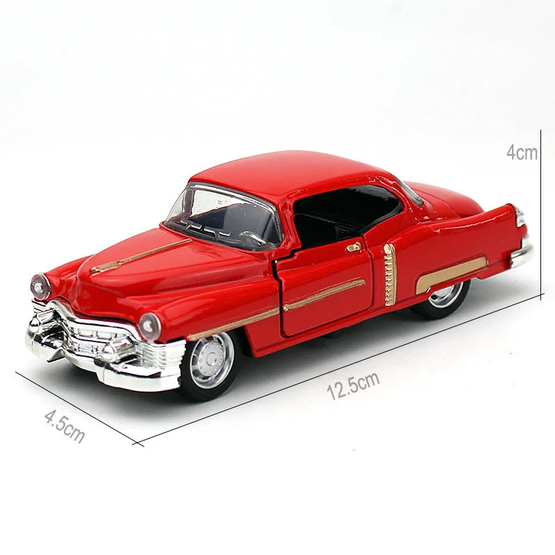 1:32 Cadillac Alloy Diecast Vintage Car Model Classic Pull Back Car Miniature Vehicle Simulate Car Ornaments Collection Toys car