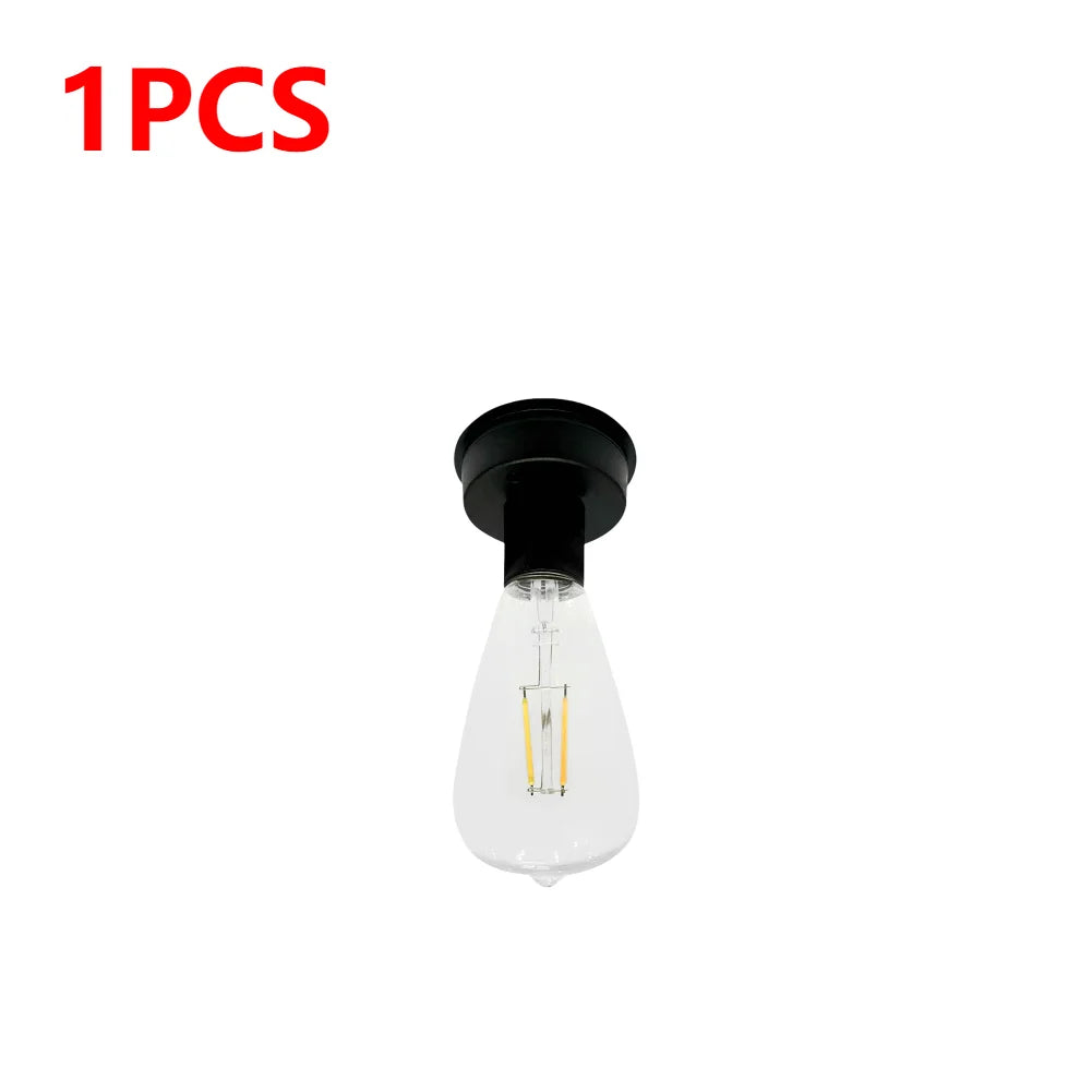 7cm Solar Lamp Base with LED Bulb Solar Lights Replacement Anto On & Off Atmosphere Decorate Light Holder for Outdoor Garden