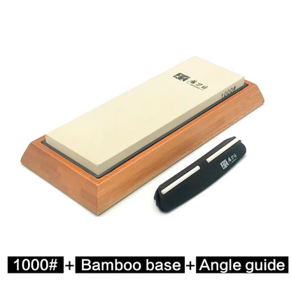 TAIDEA Sharpening Stone Knife sharpener Whetstone Angle guide Kitchen knife Sharpener white Alundum Fast 240-8000grit