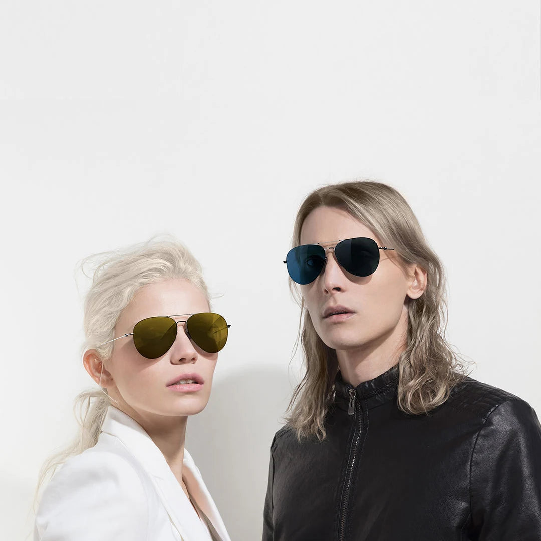 Youpin Turok Steinhardt TS Nylon Sunglasses Polarized Stainless Lenses Retro 100% UV-Proof Travel Summer Sun Protection