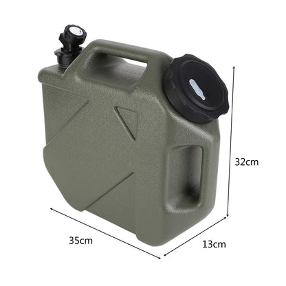 10/12L Portable Camping Water Jug BPA Free Water Tank with 2 Collapsible Water Bag for Camping Car Outdoor Hiking Picnic Fishing