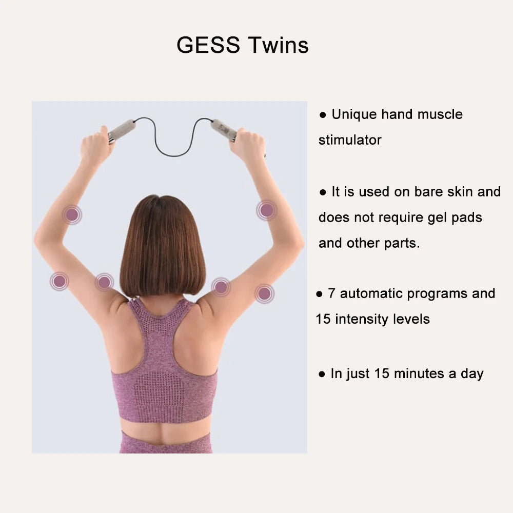 Twins EMS Hand Massager Muscle Stimulator  Strength Training And Massage Machine For Hand Arm Toner