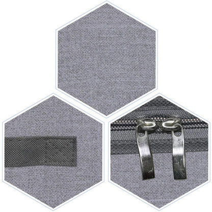 2pcs under the bed quilt storage bag with cover can be folded, can be used for bedding clothes toys，Clothing organizer