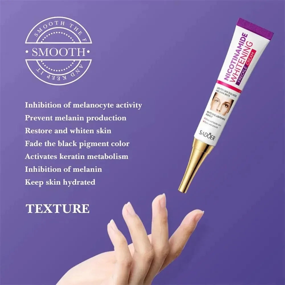SADOER Freckle Removing Cream Nicotinamide Face Cream for Faical Moisturizing Nourishing Hydrating Firming Spot Facial Creams