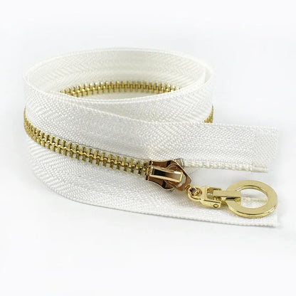 3Pcs Meetee 3# Metal Zippers Bag Zipper Closure 15-70cm Jacket Purse Easy Repair Zips Open/Close-End Coat Zip Sewing Accessories