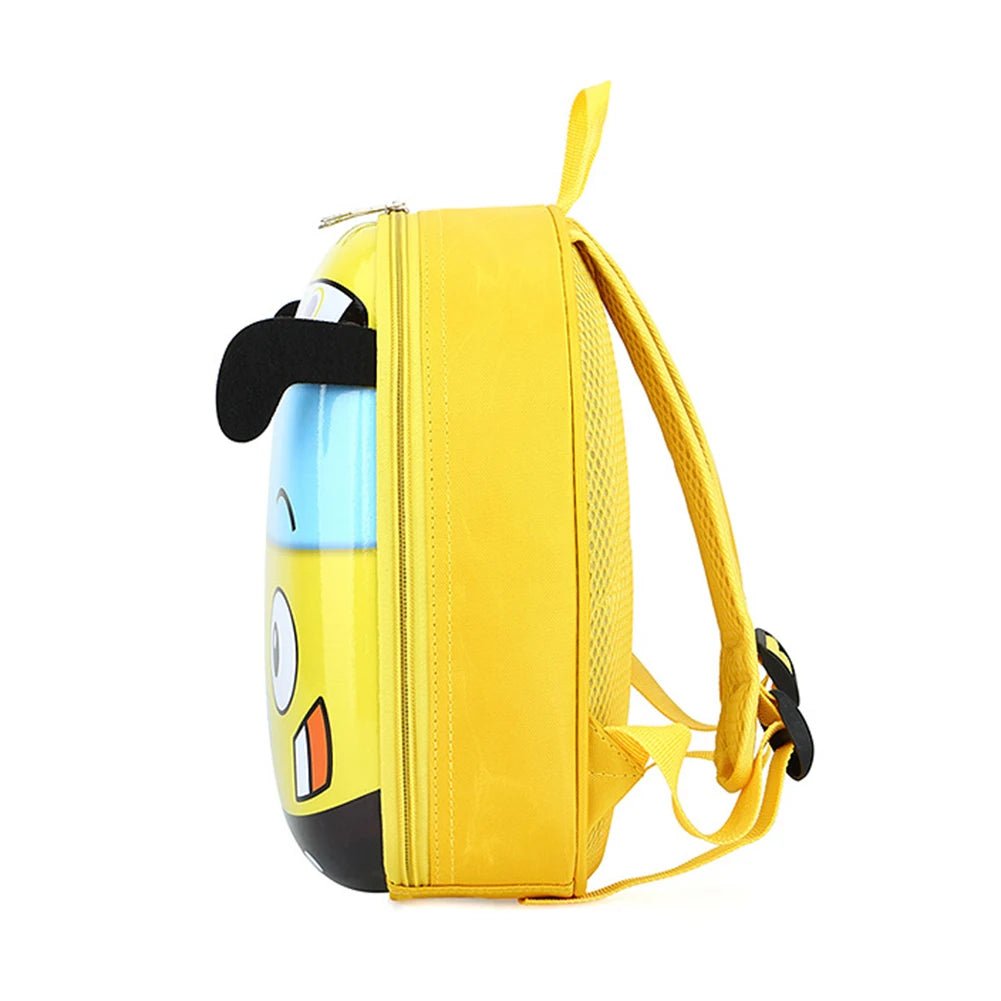 3D Cartoon Bus Toddler Backpack Small Kindergarten Children School Bag School Bookbag for Boys Girls Go for An Outing
