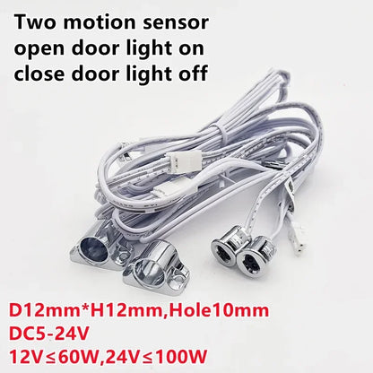 Touch sensor switch Hand Sweep Switch 5A 12V-24V PIR Motion Sensor Hand Wave Scan Smart LED Closet Cabinet light/Wardrobe lamp