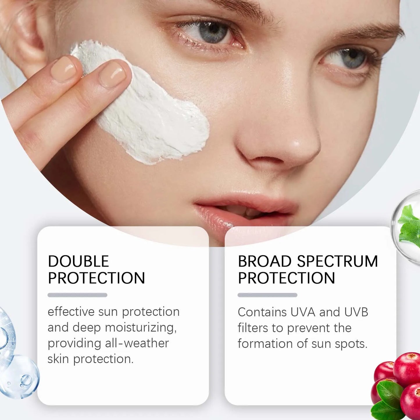 Sunscreen Cream Stick Spf 50+ Anti Oxidant UV Oil-Control Concealer Nourishing High Sun Protection Isolation Cream for Face Body