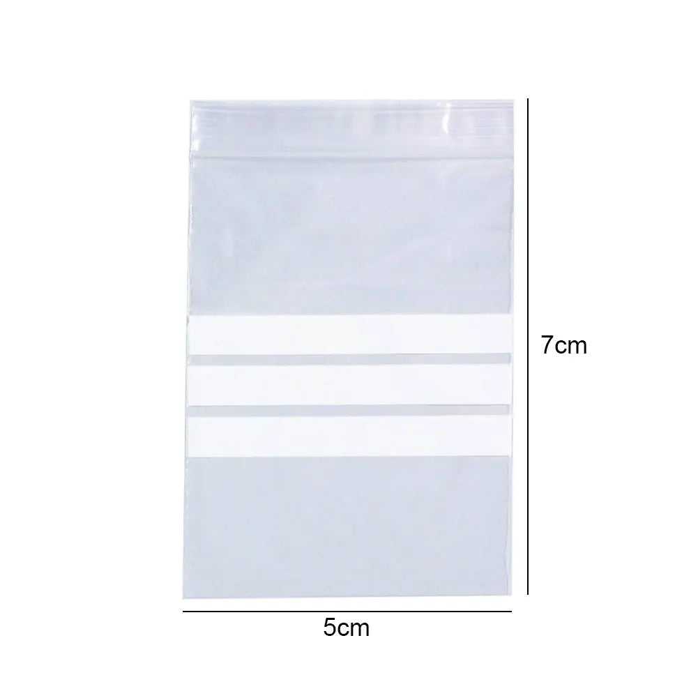 100Pcs/set  Writable Dense Ziplocks Bag Sealed to Protect Thick Diamond Painting Bag Diamond Painting Accessory