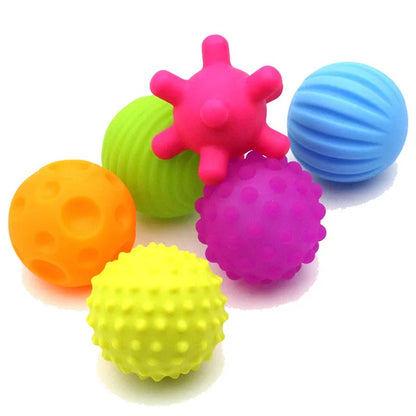 Baby Toy Sensory Balls Rattles Toy Textured Hand Touch Grasp Massage Ball Infant Senses Development Toys For Babies 0 12 M Games