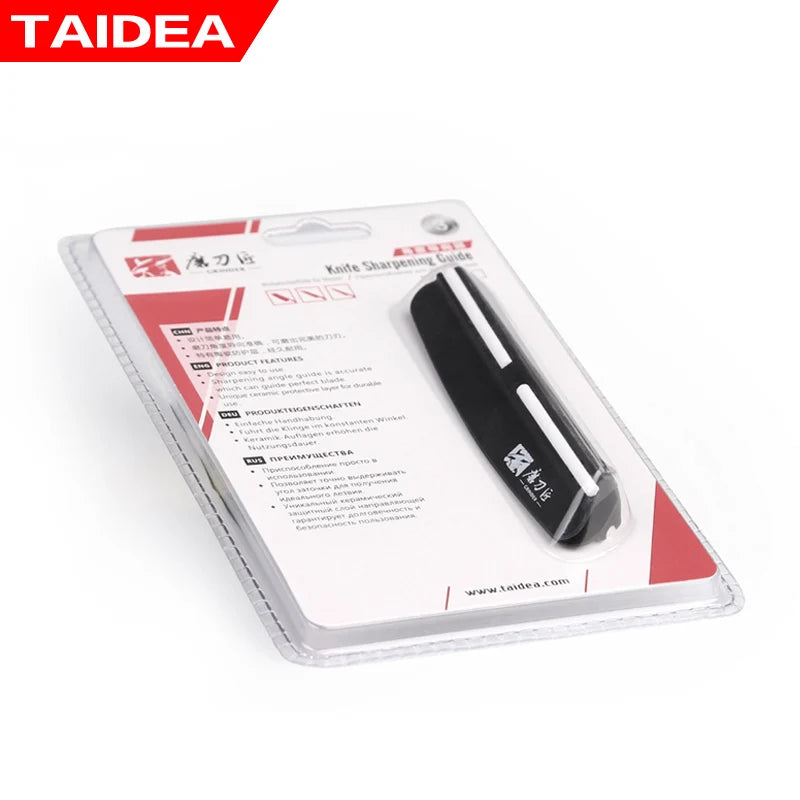 TAIDEA Sharpening Stone Knife sharpener Whetstone Angle guide Kitchen knife Sharpener white Alundum Fast 240-8000grit
