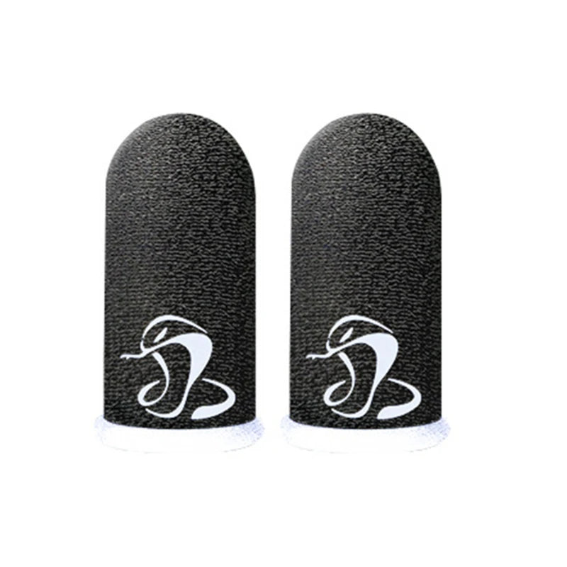 1 Pair Gamer Sleeve Sweatproof Dedales Gamer Finger Cover Touch Screen Fingertips Sleeve For PUBG Mobile Games Game Accessories