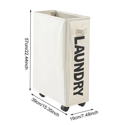 100L Foldable Dirty Laundry Basket Large Dirty Clothes Organizer Waterproof Laundry Bag Clothes Storage Basket Dirty Laundry Bin