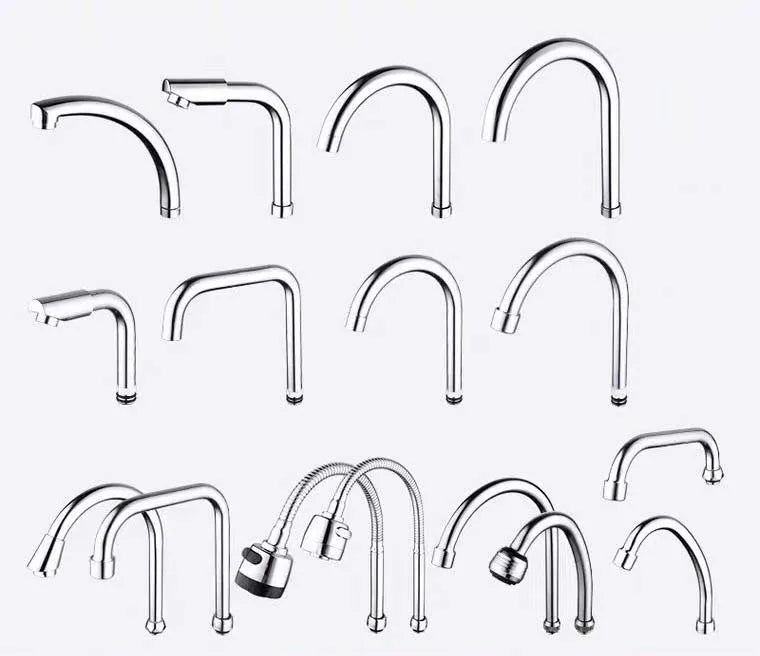 stainless steel kitchen sink faucet pipe elbow outlet Tube, kitchen faucet replacement