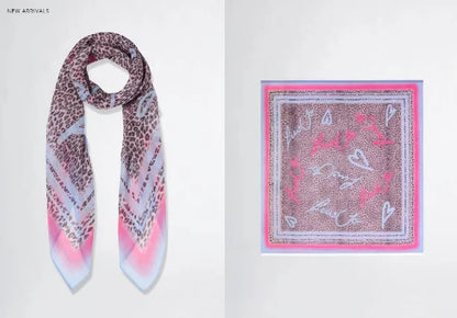 2025 Spring and autumn new women's fashion classic large square scarf warm sun protection scarf shawl