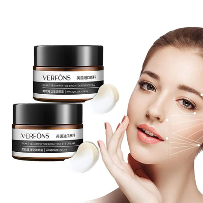 2Pcs Verfons 30G Snake Venom Peptide Eye Cream Smoothes Fine Lines And Dark Eye Cream Instant Removal Of Eye Bags Cream