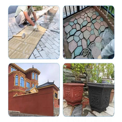 500g/1000g Iron Oxide Color Pigment Powder Cement Toner Rubber/playground/track/floor/ceramic Paint Colour Mixing Materials