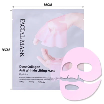 Bio Collagen Overnight Mask Deep Hydrating Moisturizing Shrink Pores Brightening Mask Gentle Refreshing Women Facial Skin Care