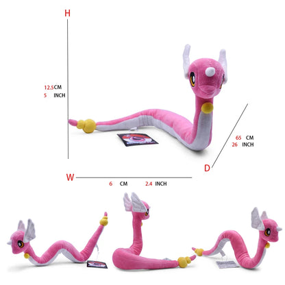 Squirtle Togepi Dragonair Jigglypuff Shiny Dragonair Plush Toys Stuffed Collection Doll, Birthday Gift for Children