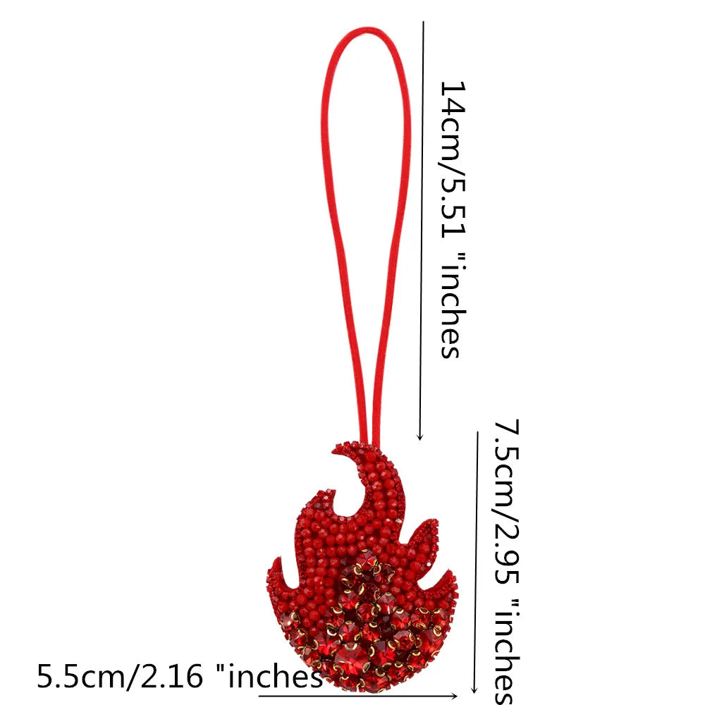 3D Handmade Rhinestone Beaded Coconut tree, butterfly hanging rope Patches Crystal Bag lanyard Patch beading Applique Patch