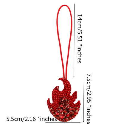 3D Handmade Rhinestone Beaded Coconut tree, butterfly hanging rope Patches Crystal Bag lanyard Patch beading Applique Patch