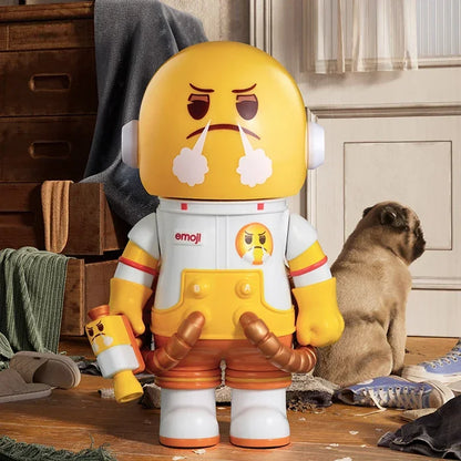 POP MART MEGA SPACE MOLLY 100% X Emoji Series Blind Box Guess Bag Desktop Decoration Cute Model Gift Girl Blind Bag Toys Anime