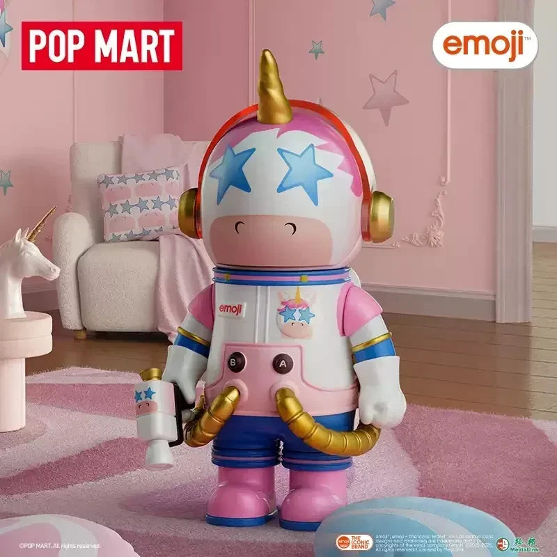 POP MART MEGA SPACE MOLLY 100% X Emoji Series Blind Box Guess Bag Desktop Decoration Cute Model Gift Girl Blind Bag Toys Anime