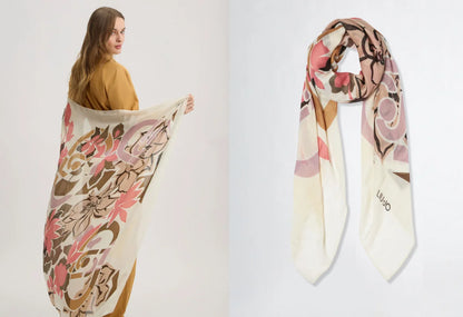 2025 Spring and autumn new women's fashion classic large square scarf warm sun protection scarf shawl