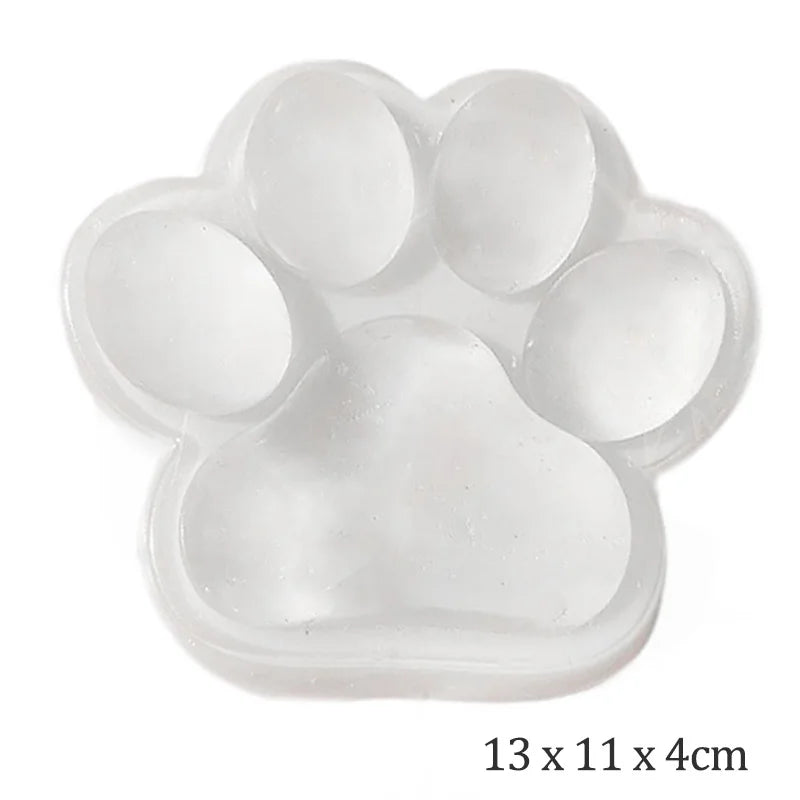 Transparent Large Squish Cat Foot Antistress Taba Big Cat Paw Anti-Stress Relief Toys for Kid Girl Fidget Soft Pinch Sensory Toy