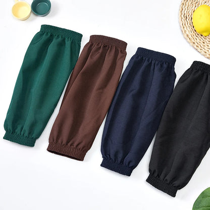 Waterproof Canvas Oversleeve Customized Logo Armbands for Work Solid Color Handcuffs Kitchen Washing Cleaning Sleeve Cover