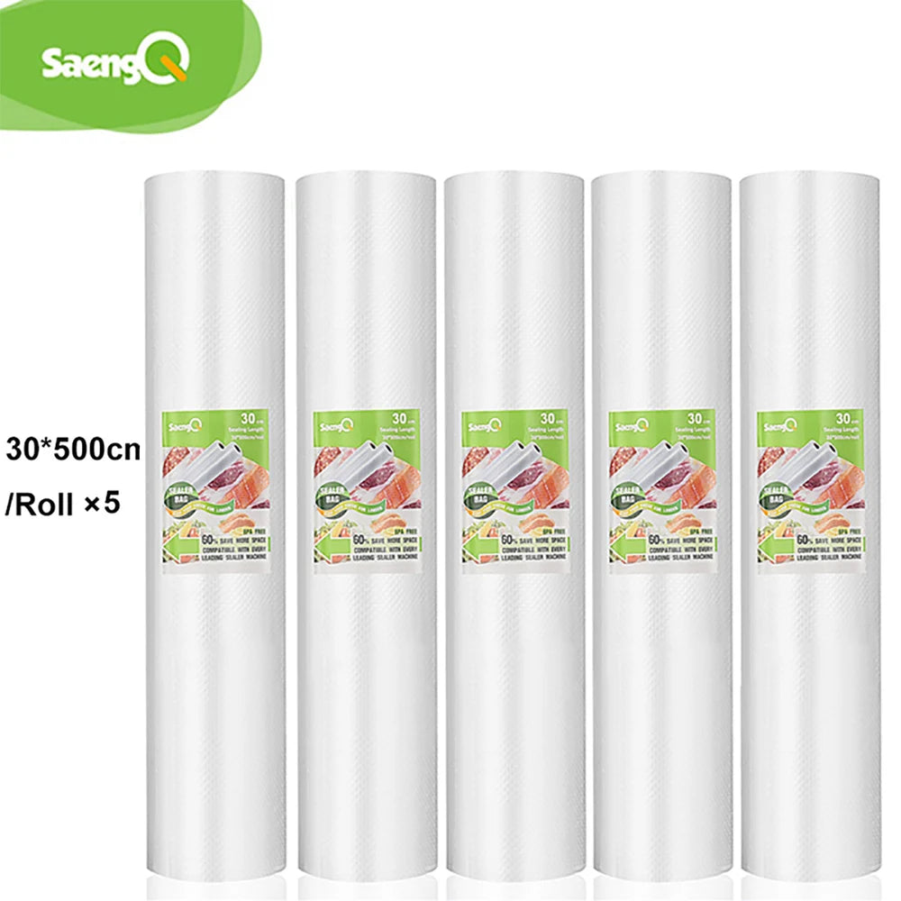 saengQ Kitchen Bags For Vacuum Food Vacuum Sealer Bag Sous Vide Storage Sealer bag Vacuum Packaging 12/15/20/25/30 cm*500 cm