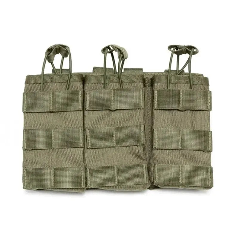 Tactical Triple Molle Magazine Pouches Airsoft AK 7.62 5.56mm M4 AR 15 Rifle Mag Bag Hunting Accessories