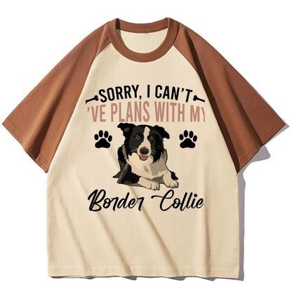 Border Collie tshirt women harajuku active wear blend Tee girl y2k graphic harajuku clothes