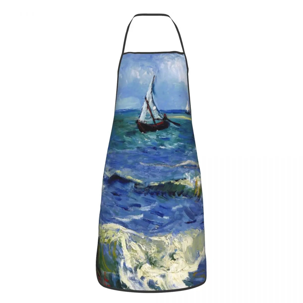Bib Vincent Van Gogh Starry Night Aprons Men Women Unisex Adult Chef Cooking Kitchen Tablier Cuisine Painting