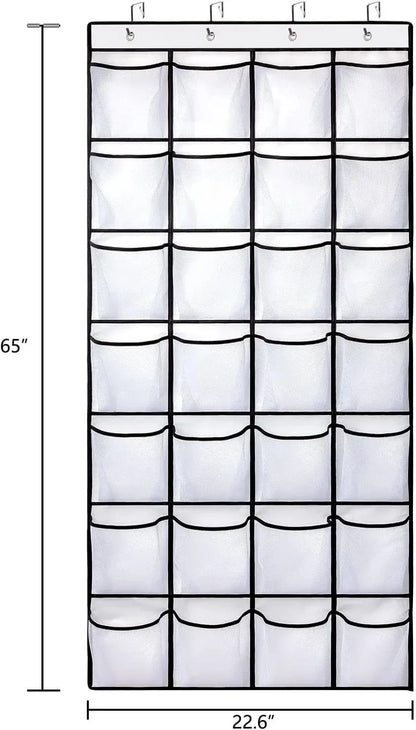 1Pcs Storage Hanging Organizers Foldable Storage Bag Shoes Organizer Toys 35 Large Mesh Bags Clothing Wardrobe Home Organization