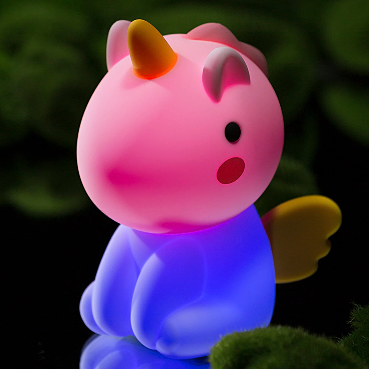 Valentine's Day Axolotl Silicone Nursery Sleeping Lamp Touch Control Nightlights Gifts USB Rechargeable Table Lamp for children