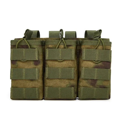 Tactical Triple Molle Magazine Pouches Airsoft AK 7.62 5.56mm M4 AR 15 Rifle Mag Bag Hunting Accessories