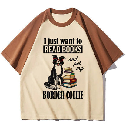Border Collie tshirt women harajuku active wear blend Tee girl y2k graphic harajuku clothes