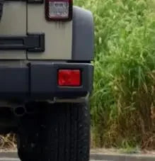 1 Piece Rear Bumper Fog Light for Wrangler 2007-2018 Lamp Housing Replacement Without Bulb 55078104AC 55078105AC Warning Lights