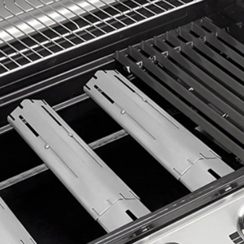 Adjustable Stainless Steel Heat Plate BBQ Gas Grill Replacement Set Outdoor Cooking Accessories Kit For Kitchen