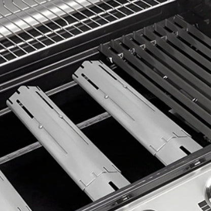 Adjustable Stainless Steel Heat Plate BBQ Gas Grill Replacement Set Outdoor Cooking Accessories Kit For Kitchen