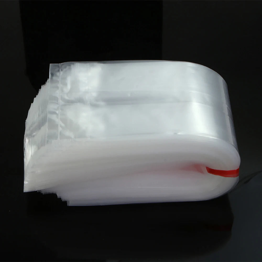 50/100PCS Mushroom Spawn Grow Bag with Sealing Cotton Filter Cap Heat-resistance Plastic Planter Bags Bamboo Fungus  Ganoderma