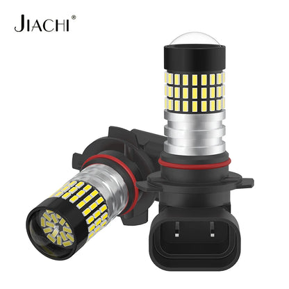 Jiachi 2PCS H1 H3 Replacement Bulb H7 H10 880 881 5202 Led Auto Fog Lamp 3014 78 Chip Daytime Running Light 6000K White 12-24V